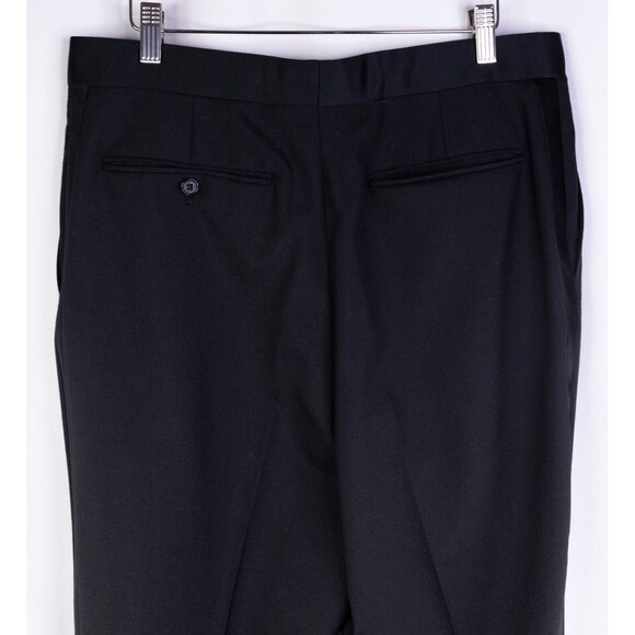 Bert Pulitzer Men's 1 Button Suit 42R Blazer Coat Wool Jacket Black Pants 32x28 - Picture 13 of 16